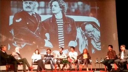 Actores, productores y el director de El ángel, una película que dará que hablar