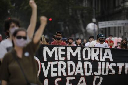 Actos por la Memoria, Verdad y Justicia  en la Plaza de Mayo