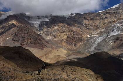Actualmente el valle de las Lágrimas no está cubierto de nieve