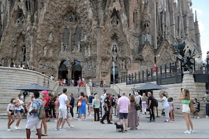 Actualmente, las visitas que recibe la monumental obra proyectada por Gaudí representan un tercio de las que tenía antes de la pandemia
