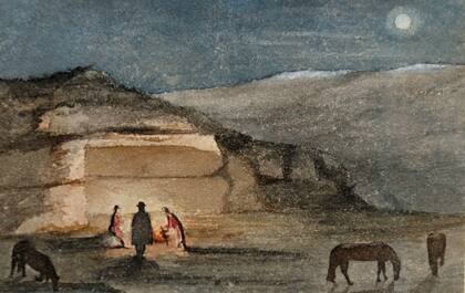 Acuarela de William Dale