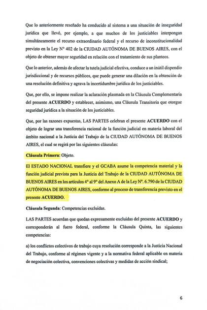 Acuerdo de transferencia