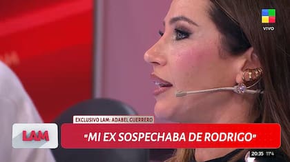 Adabel Guerrero contó cómo conoció a Rodrigo (Foto: Captura TV)