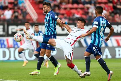 Adam Bareiro, uno de los delanteros de San Lorenzo que todavía no pudo marcar en el campeonato