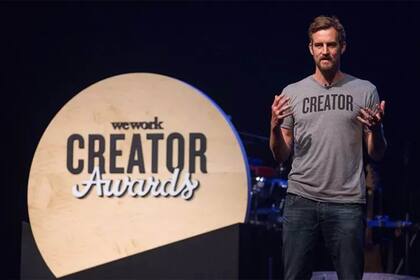 Adam Neumann montó WeWork junto a Miguel McKelvey (en la imagen)