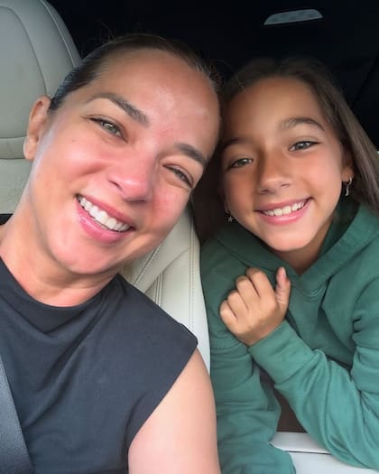 Adamari López junto a su hija Alaïa