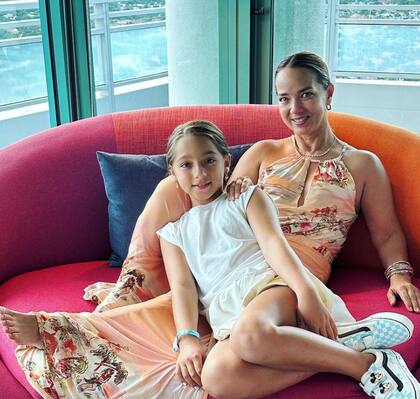 Adamari López se alojó en un resort de lujo junto a su hija