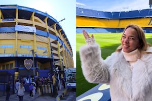 Adamari López viajó a la Argentina y visitó una emblemática cancha de fútbol vinculada a Diego Maradona