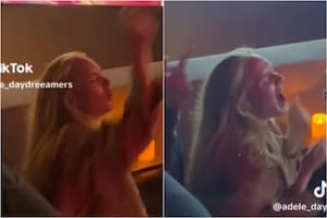 La reacción de Adele cuando en un bar comenzó a sonar un hit de Katy Perry