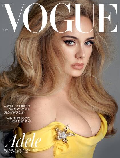 Adele en la portada de la versión británica de Vogue