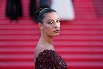 Adèle Exarchopoulos, protagonista de Another Day, posó hoy en la alfombra roja del film en competencia en la 79a. edición del festival de cine de Cannes