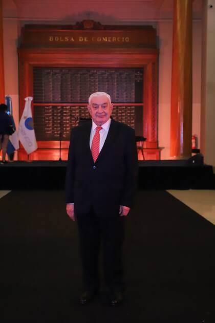 Adelmo Gabbi, presidente de la Bolsa de Comercio de Buenos Aires