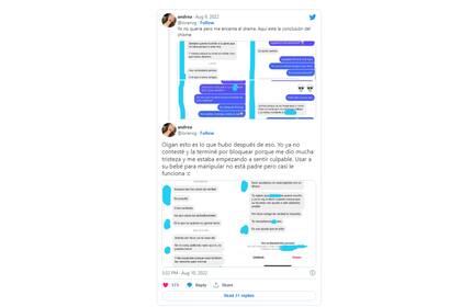 Además compartió la conversación que mantuvieron