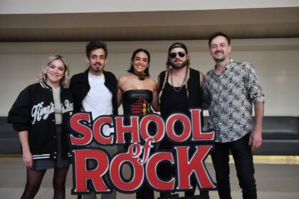 Además de Agustín Aristarán, Ángela Leiva, Sofía Pachano, Germán “Tripa” Tripel, Santiago Otero Ramos y 39 nenes también forman parte del elenco de School of rock