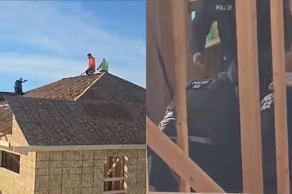 Además de apuntar con un arma, denunciaron que agentes del ICE golpearon a un empleado de construcción