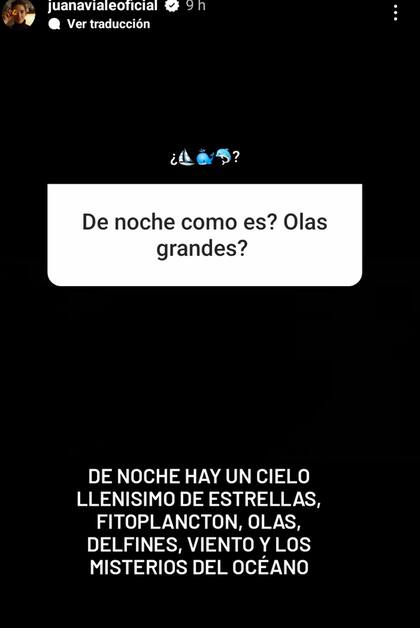 Además de cumplir con las tareas que se necesitan, también tienen tiempo -por supuesto-de contemplar el océano y disfrutar de la noche y de un cielo lleno de estrellas