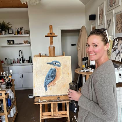 Además de dedicarse a la actuación, Katherine Heigl pinta cuadros y tiene un emprendimiento de alimento para perros