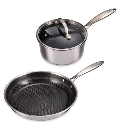 Además de la sartén, la tienda ofrece en línea una cacerola de 18 cm con tapa al mismo precio