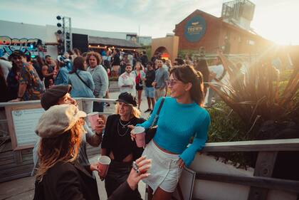 Además de poder degustar el nuevo cocktail de Gancia, los invitados disfrutar de un atardecer sin igual.