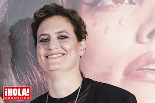 Presentó su última película en Madrid acompañada por su pareja, Bernardita Barreiro, y varios amigos