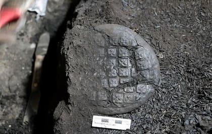 Además del pan con la imagen de Jesús se hallaron cuatro panes con las cruces de malta