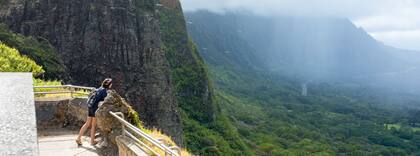 Además del surf, Oahu Hawái, cuenta con otros atractivos, como sus miradores que permiten ver la naturaleza. Foto: Facebook / Oahu, Hawaii