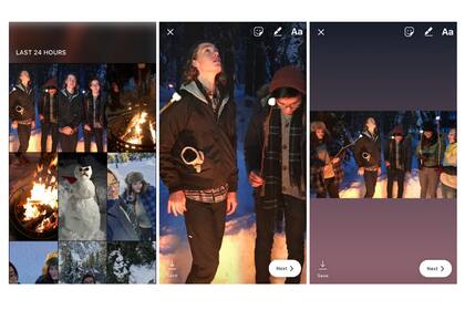 Además, las historias en foto o video pronto podrán estar en formato horizontal o a medida del usuario