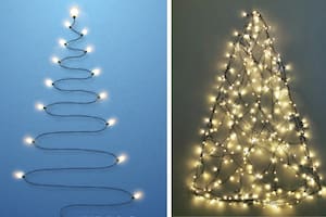 Adiós al árbol de Navidad tradicional: la nueva tendencia decorativa minimalista y sostenible