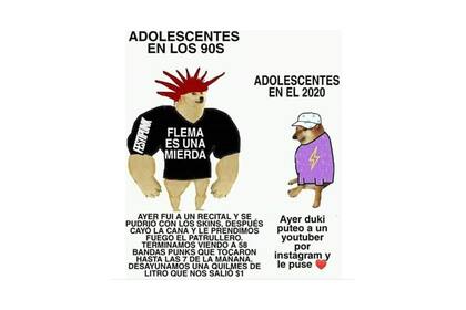 Adolescentes de ayer y hoy