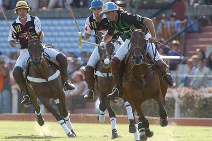 Adolfo Cambiaso en su primer triunfo en Palermo con La Dolfina, año 2002