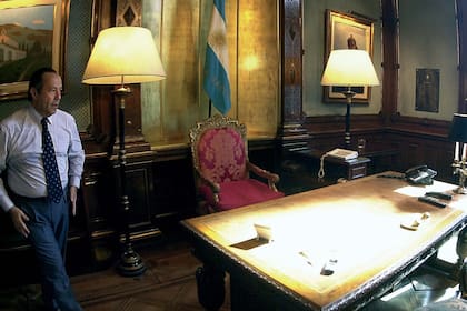 Adolfo Rodríguez Saá y el mismo vaso olvidado