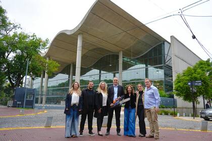 Adorni y Karina en Uspallata.