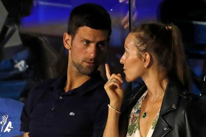 Jelena y Novak Djokovic en el Adria Tour