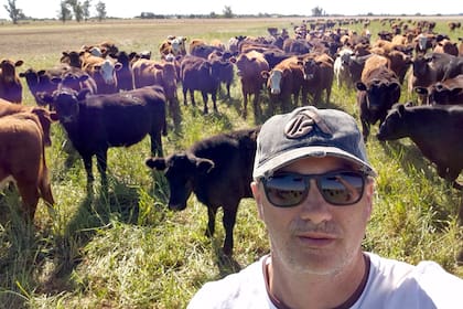 Adrian Criolani, productor de la zona de Luis Palacios