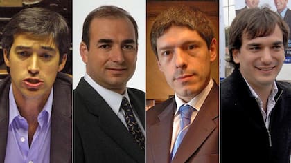 Adrián Pérez, Alejandro Tulio, Juan Manuel Abal Medina y Sebastián Galmarini