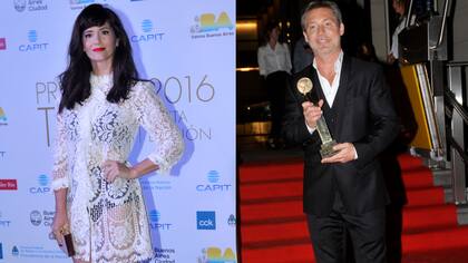 Adrián Suar y Griselda Siciliani estuvieron en la misma entrega de premios, pero no se saludaron