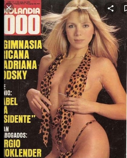 Adriana Brodsky en Radiolandia 2000: las revistas fueron su vidriera al público masivo (antes de la TV, claro)