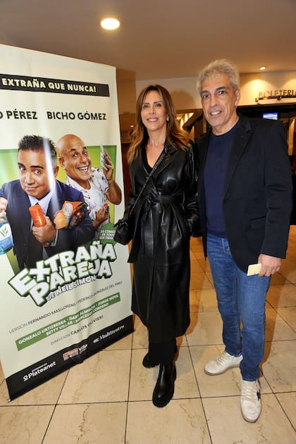 Adriana Salonia y el empresario de medios Paco Mármol