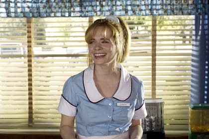 Adrienne Shelly en su película, Waitress, que se convirtió en una famosa obra de Broadway