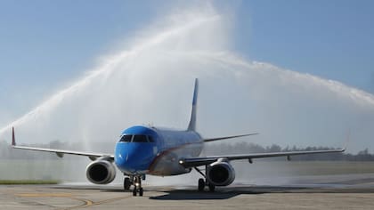 Aerolíneas Argentinas inauguró el corredor atlántico