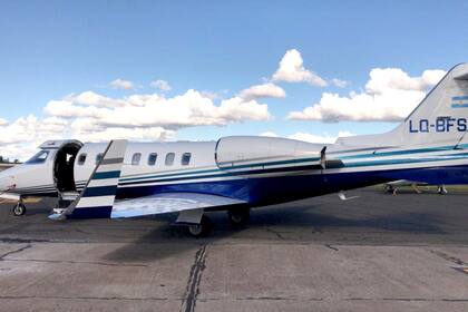 Aeronave matrícula LQ-BFS de la Gobernación Santiago del Estero