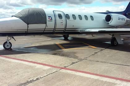 Aeronave matrícula LV-CFS de la firma Aviajet