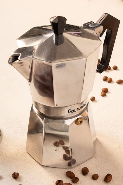 Cafetera volturno, moka o italiana