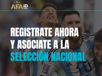 AFA ID, la nueva alternativa que le permite a los fanáticos hacerse socios de la selección argentina