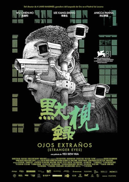 Afiche de "Ojos extraños"