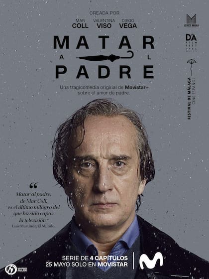 Afiche promocional de "Matar al padre"