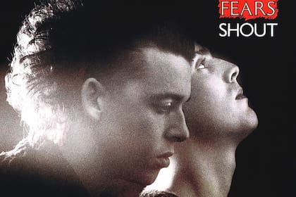Afiche promocional de "Shout", de Tears for Fears