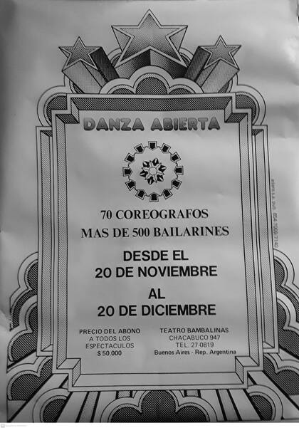 Afiche publicitario anunciando el ciclo