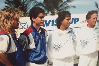 Copa Davis en el paraíso: playa, palmeras, un Dream Team y el pechazo a una leyenda del tenis