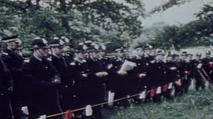 Agentes de policía de todo el sur de Gales fueron reclutados para asistir en la búsqueda del asesino en 1973